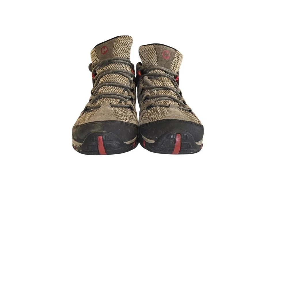Merrell Alverstone 2 Mens Mid Hiking Boots Size 12 Boulder J033027 Waterproof